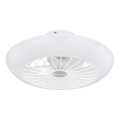 Globo 03632W - Plafonnier avec ventilateur LAFEE LED/18W/230V