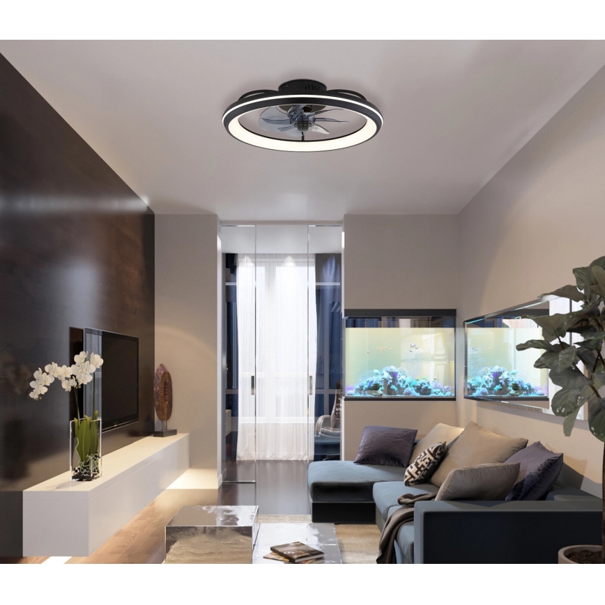 Globo - Dimmbarer LED-Deckenventilator LED/40W/230V 3000-6500K + Fernbedienung