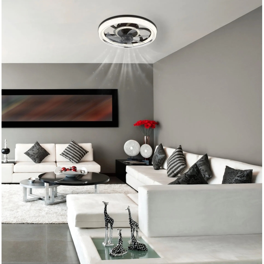Globo - Dimmbarer LED-Deckenventilator LED/30W/230V 2700-6000K + Fernbedienung