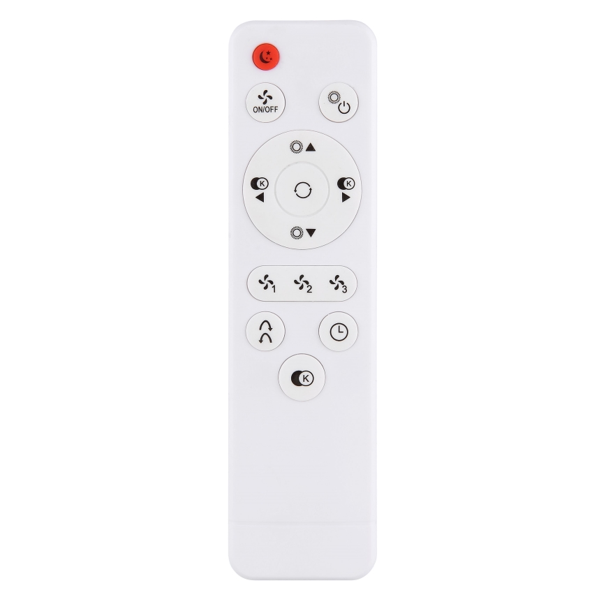 Globo - Dimmbare LED-Deckenleuchte mit Ventilator LED/30W/230V 2700-6500K braun + Fernbedienung