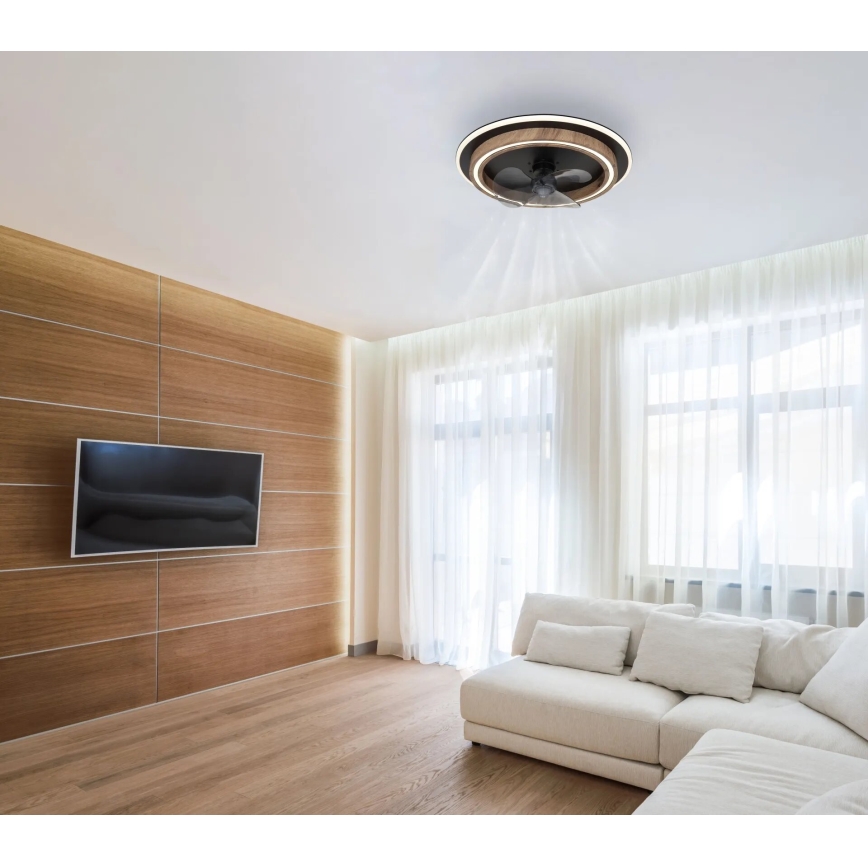 Globo - Ventilatore da soffitto dimmerabile a LED/32W/230V 2700-6500K + telecomando