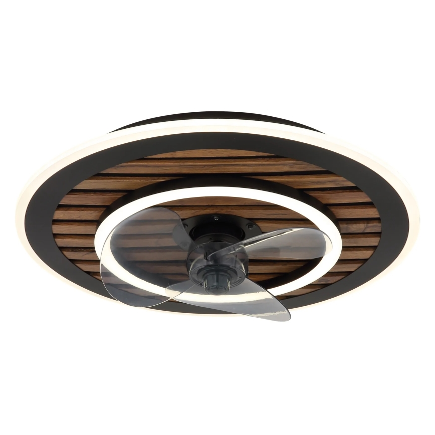 Globo - Ventilatore da soffitto dimmerabile LED/36W/230V 2700-6000K nero + telecomando