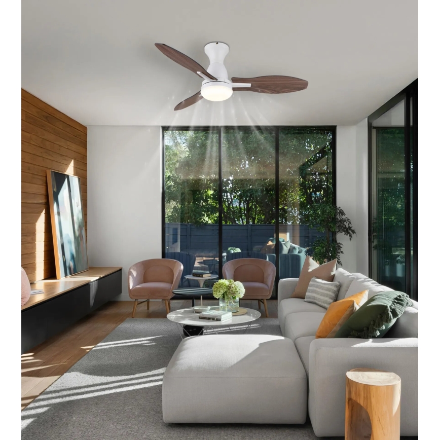 Globo - Dimmbarer LED-Deckenventilator LED/22W/230V 3000/4500/6000K + Fernbedienung