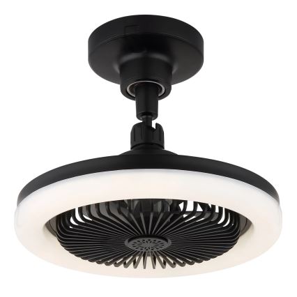 Globo - Ventilateur de plafond LED dimmable LED/20W/230V 3000-6500K noir + télécommande