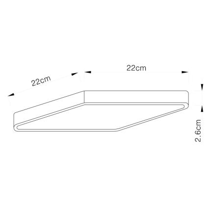 Globo - Plafoniera LED dimmerabile LED/28W/230V