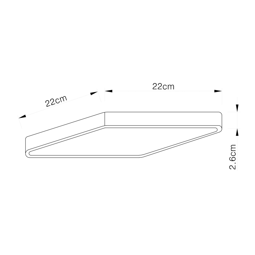 Globo - Plafoniera LED dimmerabile LED/28W/230V
