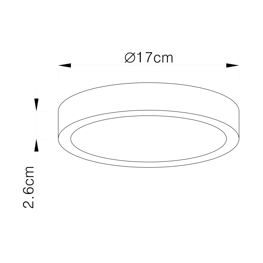 Globo - Dimmbare LED-Deckenleuchte LED/22W/230V