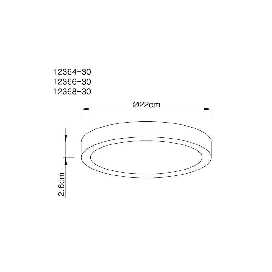 Globo - Plafonnier à intensité variable LED/28W/230V