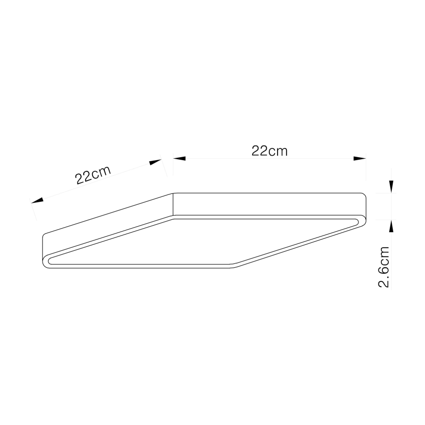 Globo - Plafoniera LED LED/28W/230V