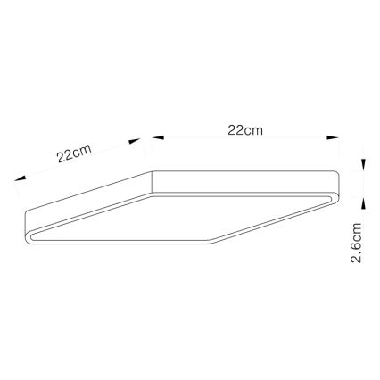 Globo - Plafonnier LED LED/28W/230V