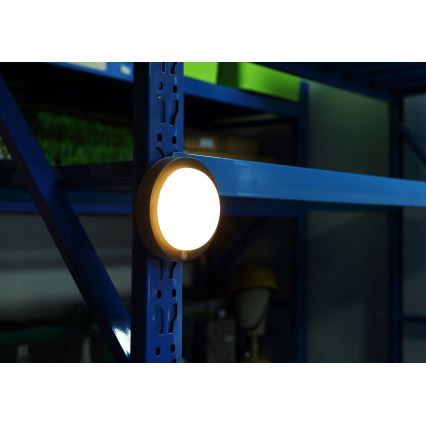 Globo - Applique murale tactile rechargeable LED/1,2W/3,7V d. 15 cm 1800 mAh noir