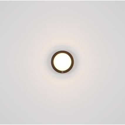 Globo - Applique murale tactile rechargeable LED/1,2W/3,7V d. 15 cm 1800 mAh noir