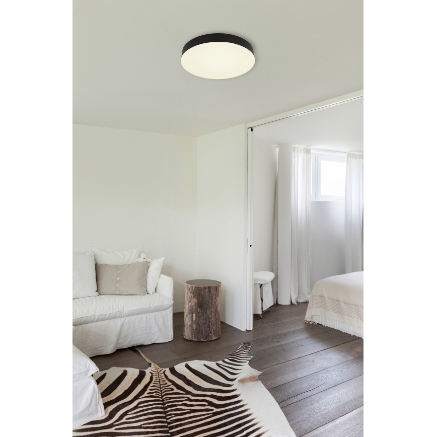 Globo - Plafoniera LED LED/24W/230V 3000K/4000K/6500K diametro 30 cm nero