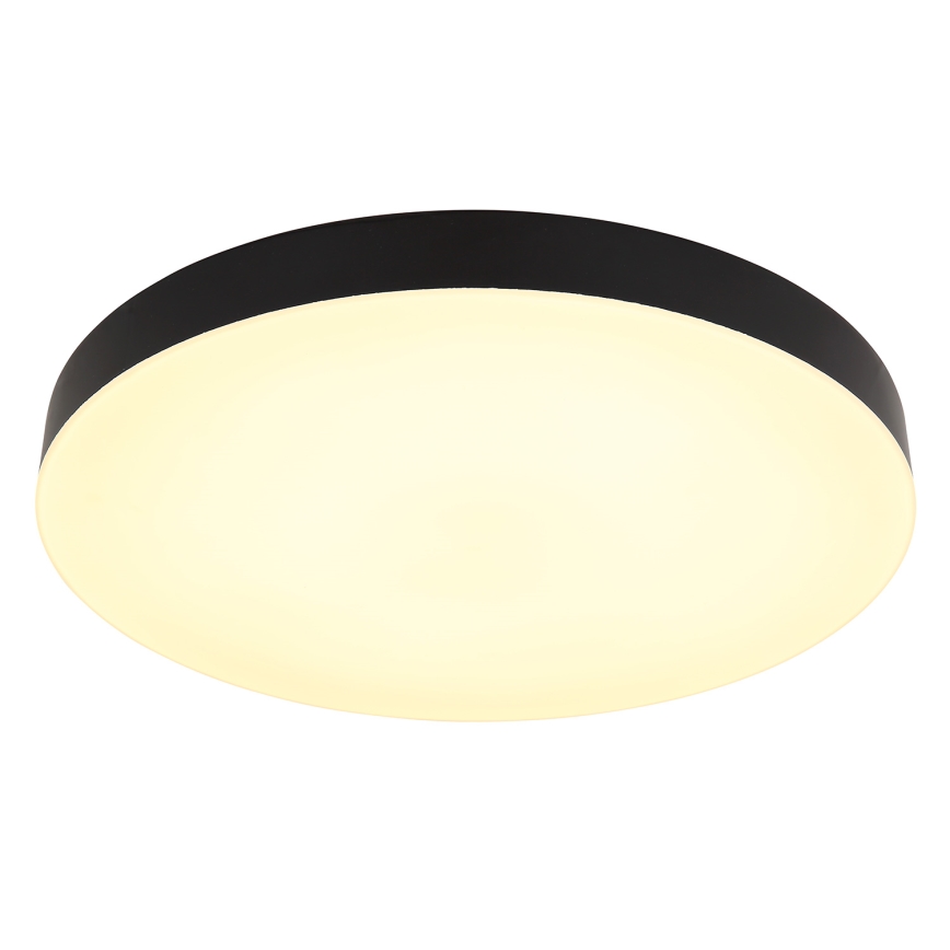 Globo - LED-Deckenleuchte LED/36W/230V 3000K/4000K/6500K d 40 cm schwarz