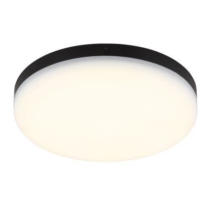 Globo - Plafonnier LED/12W/230V 4000K d. 22 cm noir