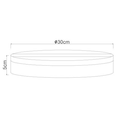 Globo - Plafoniera LED LED/18W/230V 4000K diametro 30 cm bianco