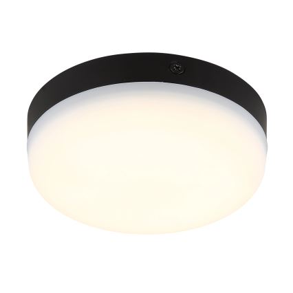 Globo - Plafoniera LED LED/8W/230V 4000K diametro 12 cm nero