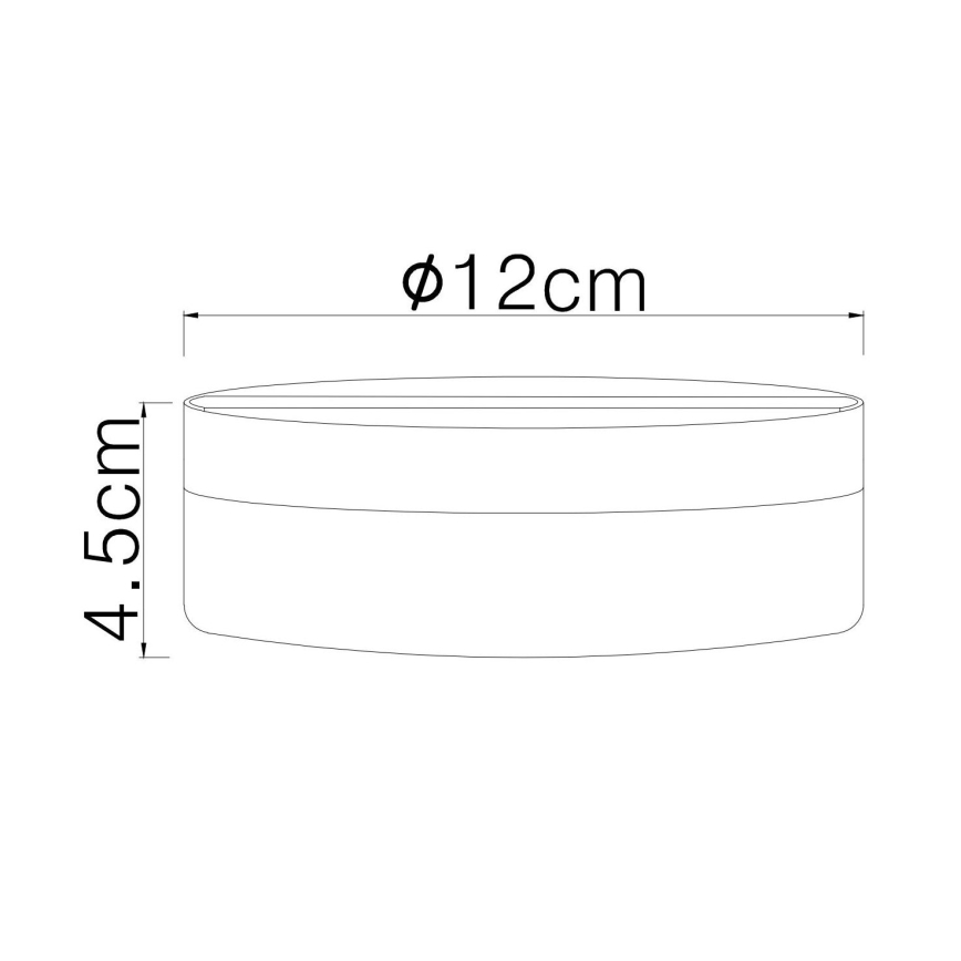 Globo - Plafoniera LED LED/8W/230V 4000K diametro 12 cm bianco