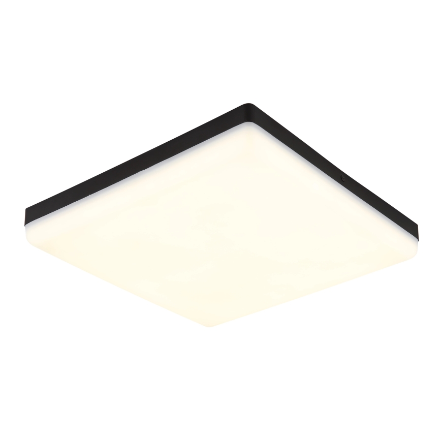 Globo - LED-Deckenleuchte LED/18W/230V 4000K 30x30 cm schwarz