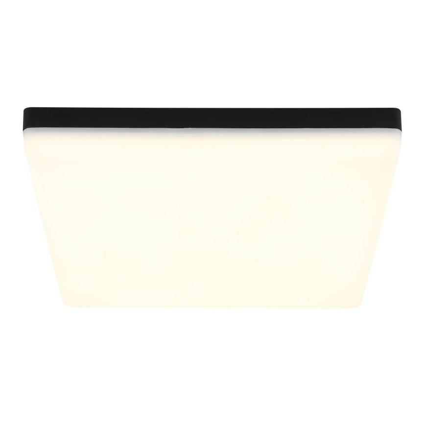 Globo - LED-Deckenleuchte LED/18W/230V 4000K 30x30 cm schwarz