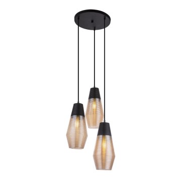 Globo 15043-3 - Hängeleuchte WAYNE 3xE27/60W/230V