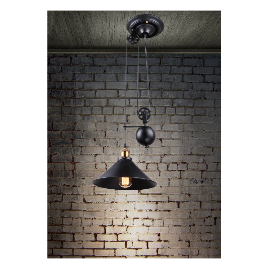 Globo - Lampadario a sospensione con filo 1xE27/60W/230V