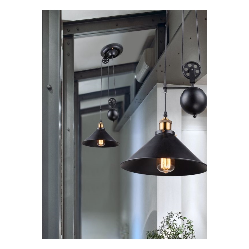 Globo - Suspension filaire 1xE27/60W/230V