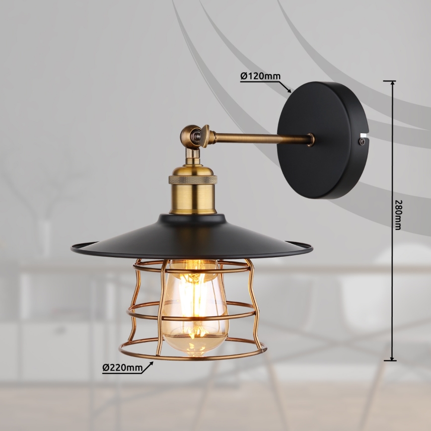 Globo - Applique 1xE27/60W/230V