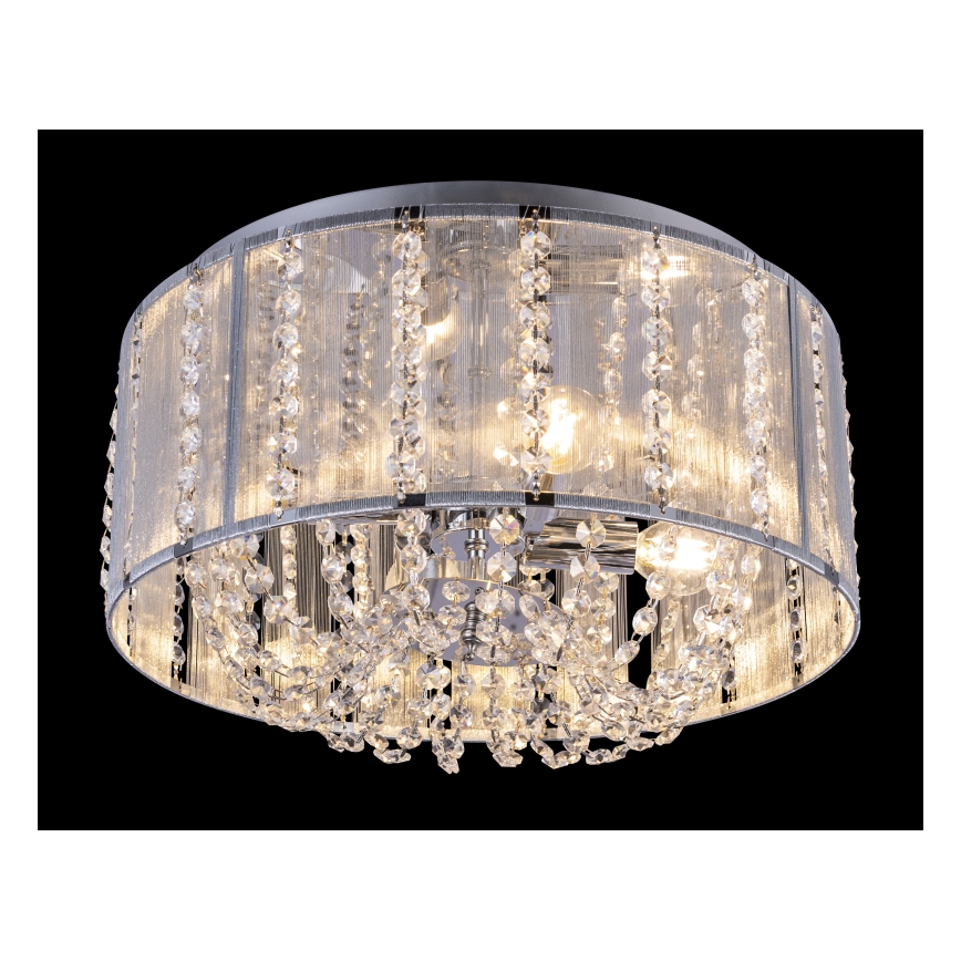 Globo - Plafonnier en cristal 4xE14/40W/230V