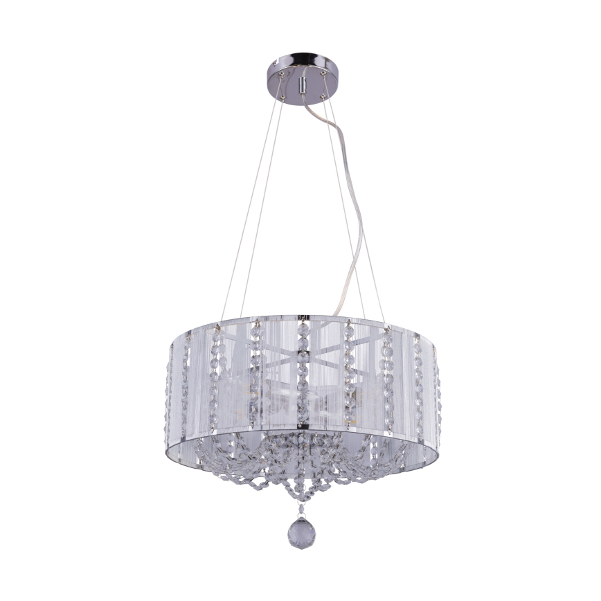 Globo - Lampadario di cristallo a sospensione 4xE14/40W/230V