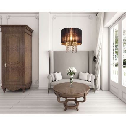 Globo - Lampadario su filo 1xE27/60W/230V