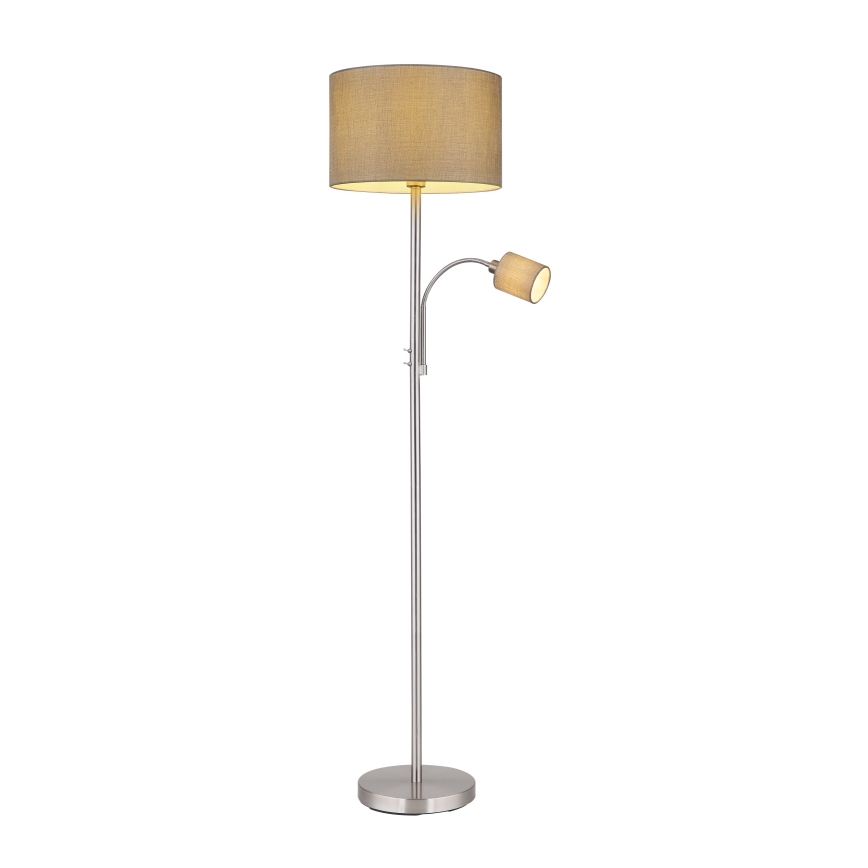 Globo - Lampadaire 1xE27/40W/230V + 1xE14/25W