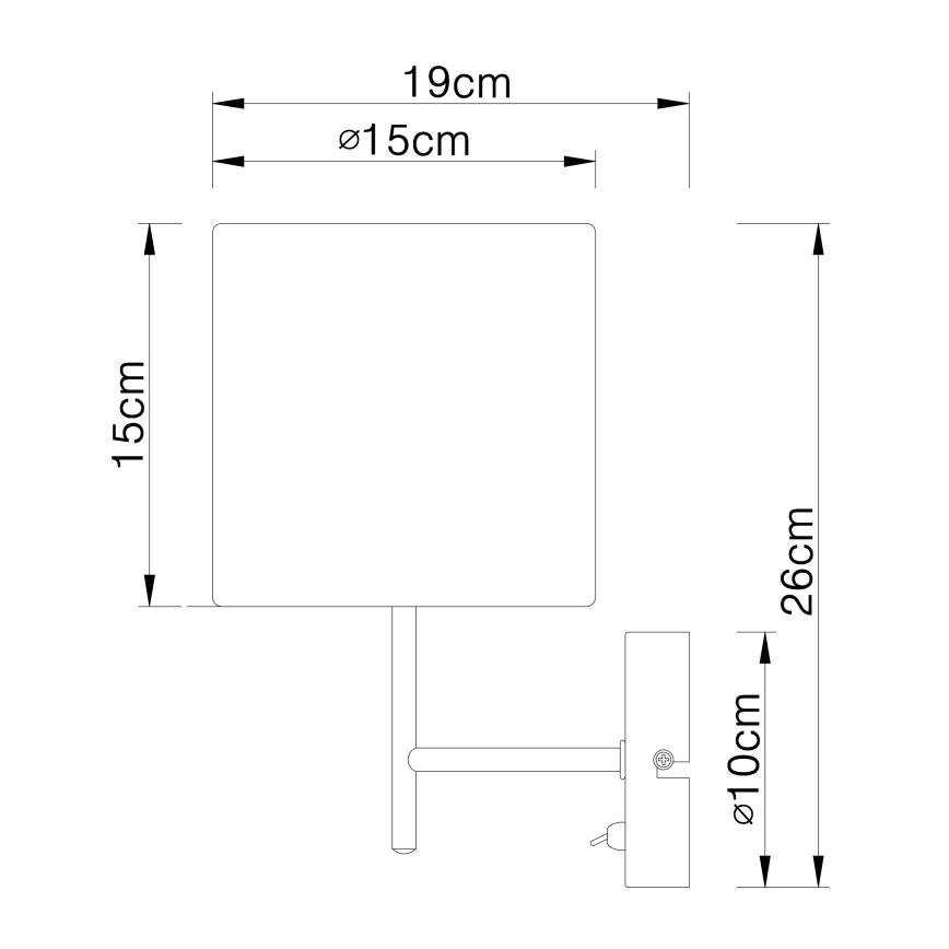 Globo - Wandleuchte 1xE14/40W/230V