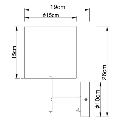 Globo - Applique murale 1xE14/40W/230V