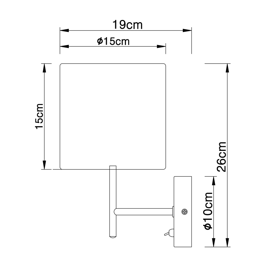Globo - Applique murale 1xE14/40W/230V