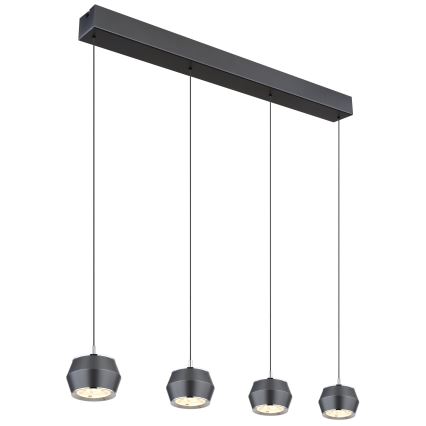 Globo - Lampadario LED a sospensione con filo 4xLED/6W/230V
