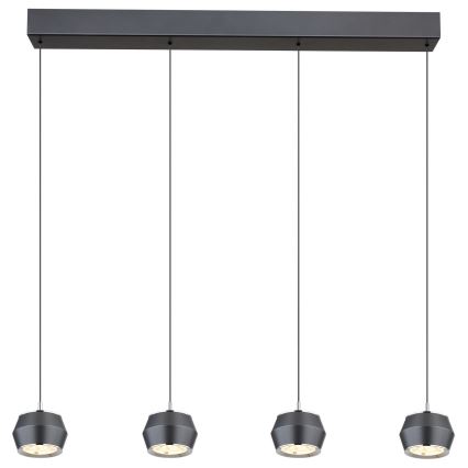 Globo - Lampadario LED a sospensione con filo 4xLED/6W/230V