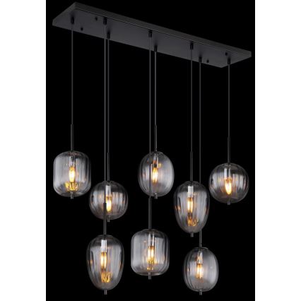Globo - Lampadario a sospensione con filo 8xE14/40W/230V
