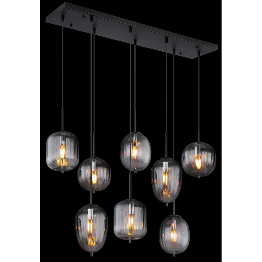 Globo - Lampadario a sospensione con filo 8xE14/40W/230V