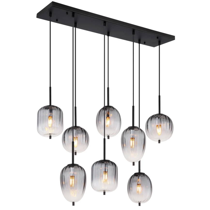 Globo - Lampadario a sospensione con filo 8xE14/40W/230V
