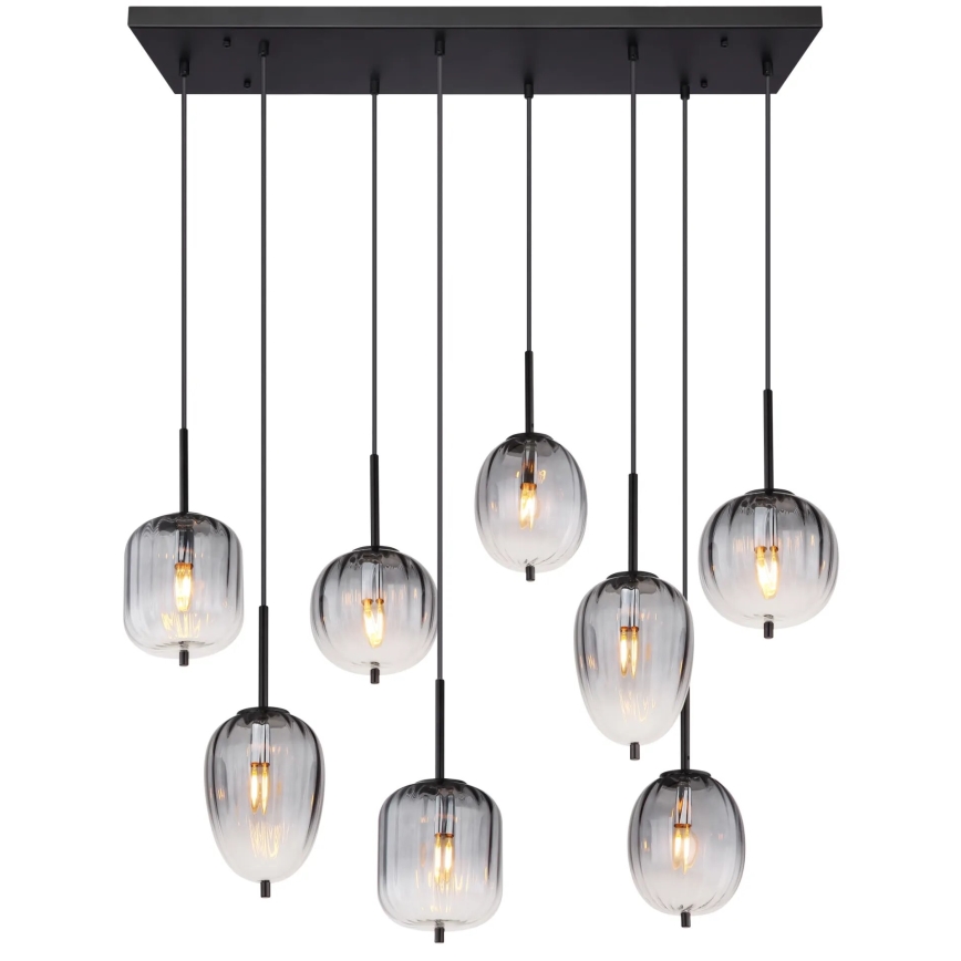 Globo - Lampadario a sospensione con filo 8xE14/40W/230V