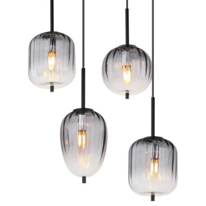 Globo - Lampadario a sospensione con filo 8xE14/40W/230V