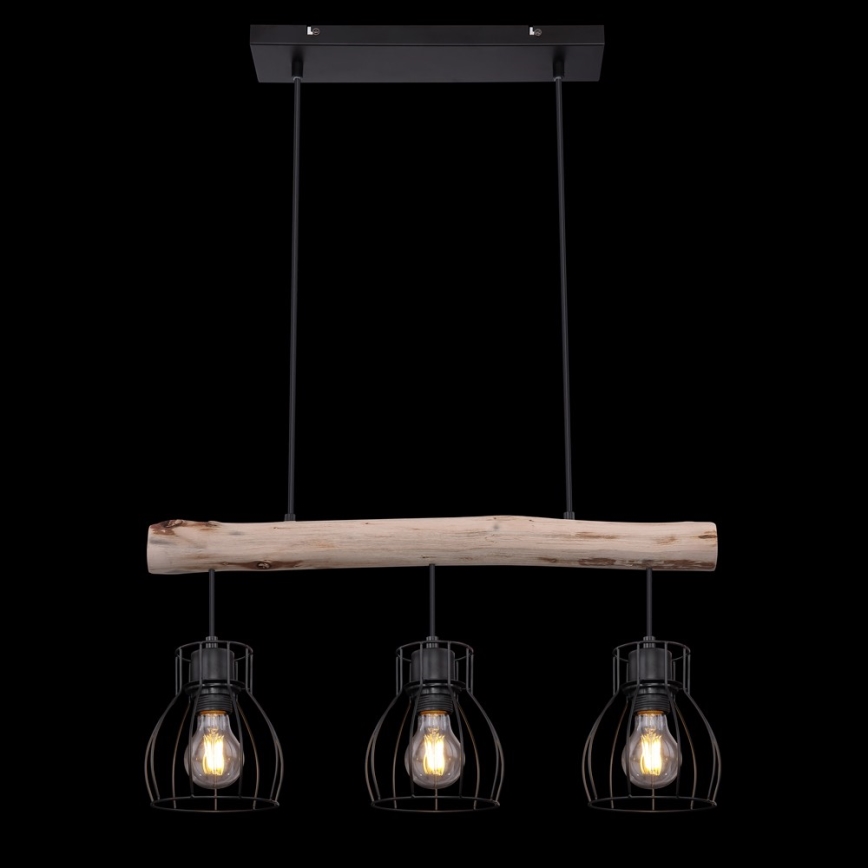 Globo 15326-3N - Suspension avec fil MINA 3xE27/40W/230V