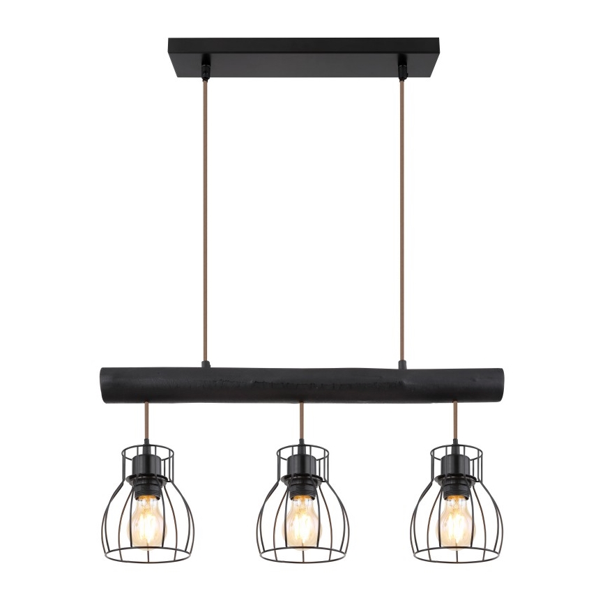 Globo - Lampadario su filo 3xE27/60W/230V