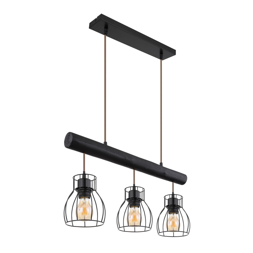 Globo - Suspension filaire 3xE27/60W/230V
