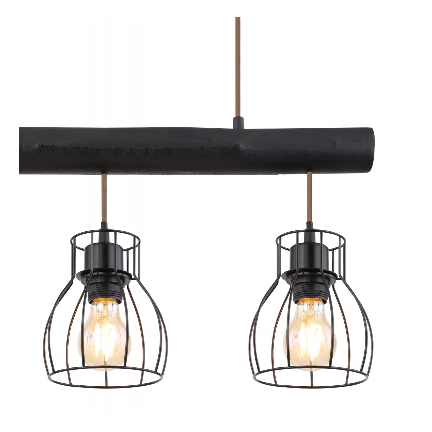 Globo - Suspension filaire 3xE27/60W/230V
