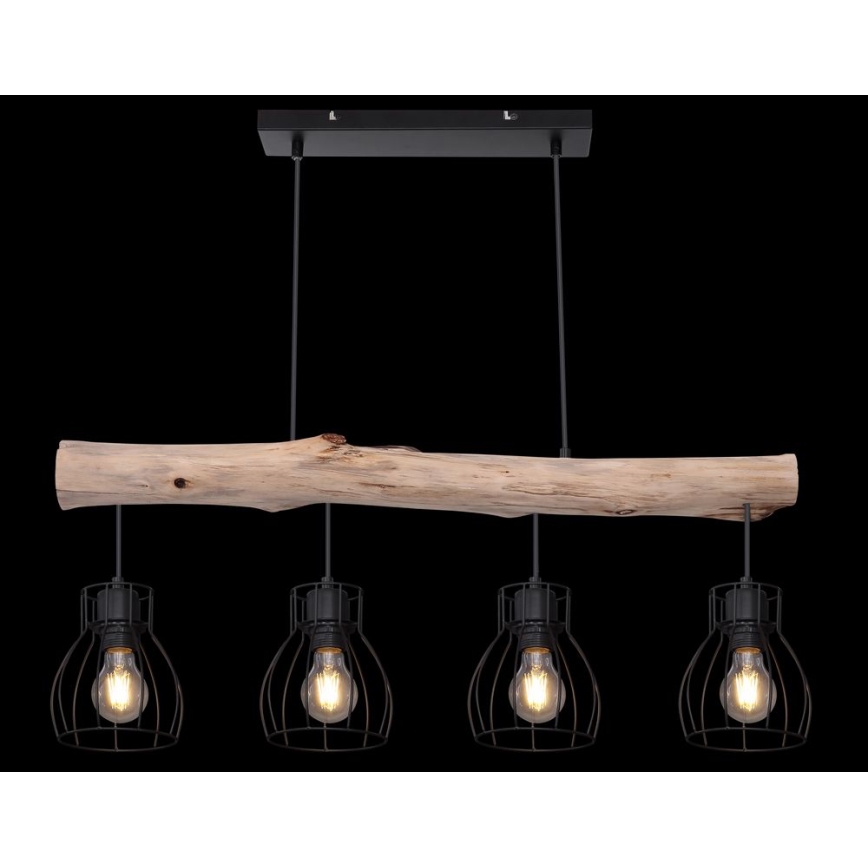 Globo - Hängeleuchte an Kabel 4xE27/40W/230V