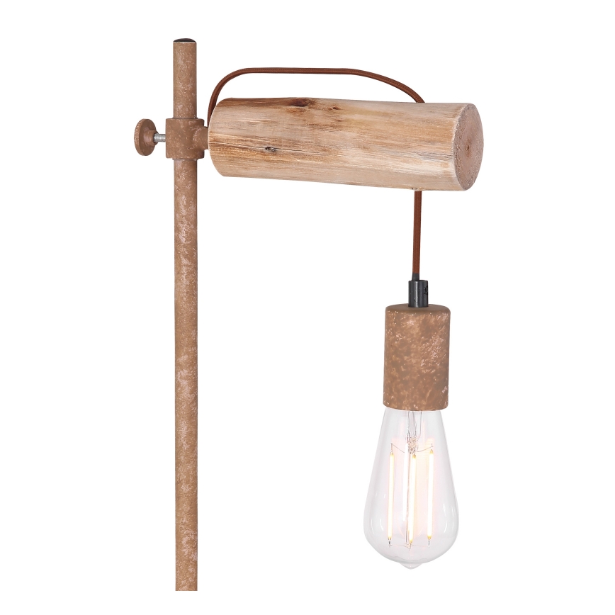 Globo - Lampe de table 1xE27/40W/230V peuplier