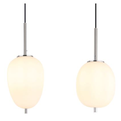 Globo - Lampadario a sospensione con filo 4xE14/40W/230V bianco