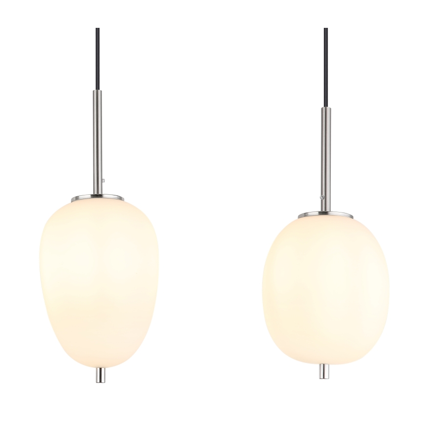 Globo - Lampadario a sospensione con filo 4xE14/40W/230V bianco